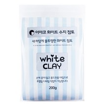 핸디몰 이야코 플라스틱 점토모음 미니어처 수지점토, 이야코 화이트 수지점토 200g (불투명)