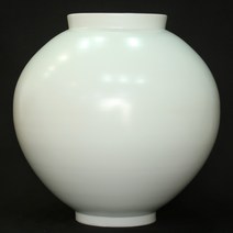 무광백자달 항아리도자기(특대) 높이45cm