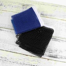 탁구 그물망 연습망 탁구공망 재사용 가능한 야외 교체 네트 포스트 없는 나일론 조절 블랙 2 개, 1.Black