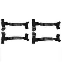 악세사리 튜닝 지프랭글러 4x4wd 팔걸이 상단 그랩 핸들 그립 바 지프 랭글러용 롤 바 마운트 CJ TJ JK JL 스포츠 사하라 루비콘, black 4 psc