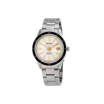 세이코 Presage 오토매틱 베이지 다이얼 남자 시계 SRPG03J1세이코 SRPG03J1