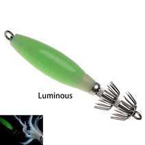 수평 배낚시 무늬오징어 왕눈 갑오징어 에기 1pcs 발광 에깅 오징어 지그 글로우 후크, 100mm
