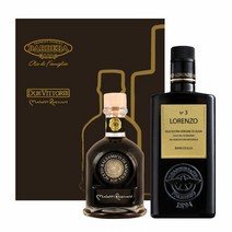 비엔트레이드 [바르베라]로렌조 올리브오일+말레티레냐니 파밀리아 50년산 발사믹식초 세트, 로렌조NO.3올리브오일+파밀리아발사믹식초50년산