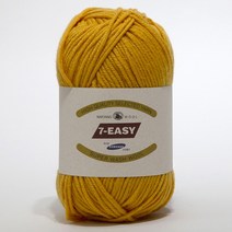 세븐이지 목도리실 겨울실 의류실 코바늘실 뜨개실, 768.바이킹옐로우, 1개