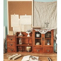 우드 앤틱수납장 미니쇼케이스 옛날서랍장, ▣본상품선택▦