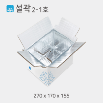 설곽 종이 아이스박스 2-1호 20개입, 20개