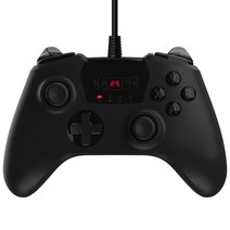 오리지널 BEITONG Spartan 2 유선 게임 패드 컨트롤러 USB 조이스틱 지원 PC 노트북 안드로이드 스팀용 터보 기능, [02] Black, 03 Black