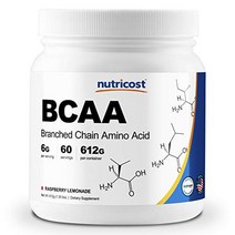 뉴트리코스트 BCAA 파우더 라즈베리 레모네이드 612g 1개 1서빙 10.20g 612g 60회분 BCAA Powder [60 SERV] [Raspberry Lemona