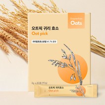 오트픽 효소 (100%국내산 귀리효소 미숫가루맛) 3g 30포, 1박스