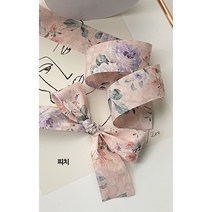 완두콩프린세스 폭4cm 메리데이 원단 리본 90cm 단위 리본공예 재료 부케 장식 플라워 리본끈, 폭4cm 메리데이 원단리본, 피치_1마_90cm, 1개