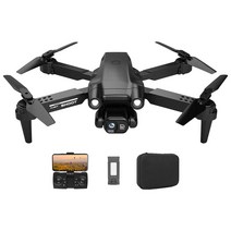 스파이 드론 아바타 농업용드론 잠수드론2.4GHz FPV 쿼드콥터 3D 플립 4 채널 원격 제어 4K HD 카메라 드론, 05 Black 1 Camera 1 B