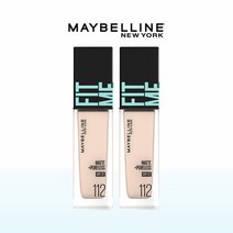 Hmall기획 메이블린 뉴욕 핏미 파운데이션 2개 세트, 120 클래식 아이보리/ 125 누드