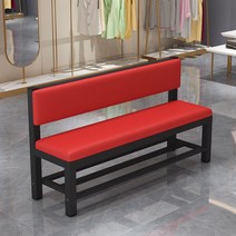 곡선 벤치 스툴 조개 벨벳 침실 인테리어 패브릭 쇼파, 레드 150x45x45cm