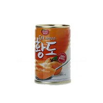 동원 황도 슬라이스 복숭아 통조림, 350g, 7개