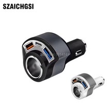 10 개 세트 12V 3A 빠른 충전 QC3.0 usb 어댑터 자동차 type-c 포트 여행 아이폰에 대 한 삼성 휴대 전화, 02 Black_01 universal