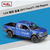자동차 모형 마이스토 1:24 2017 포드 f-150 랩터 오프로드 픽업 다이캐스트, 2017 F-150 랩터
