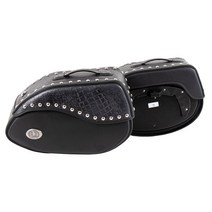 헵코버커 바이크가방 사이드 새들백 아이보리 C 보우 620515 (368884), One Size Silver / Black
