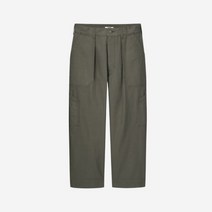 유니클로 U 와이드 핏 베이커 팬츠 올리브 국내판 Uniqlo U Wide Fit Baker Pants Olive KR Sizing