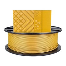 3D-Fuel 3D 필라멘트 고온 터프 프로 PLA+ 메탈릭 골드 1.75mm 1kg +/- 0.02mm 허용 오차 미국산 쉬운 인쇄 및 대부분의 3D 프린터 브랜드와 함께