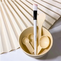 더시티오 3세트묶음 셀프미용 피부관리 팩 도구 세트, 베이지 3세트묶음