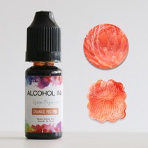 견고한 컬러 액체 안료 에폭시 수지 틴트 UV 착색제 염료 보석 만들기 musr999, 06 Orange red