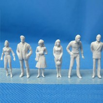 디오라마 재료 사람모형 75-30 화이트 인간 피규어
