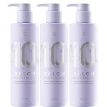 미쟝센 살롱 플러스 클리닉 10 샴푸 극손상모발용, 500ml, 3개