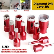 6mm-68mm m14 다이아몬드 드릴 비트 세라믹 타일 대리석 화강암 석재 앵글 그라인더 용 건식 진공 납땜 드릴링 구멍 톱 커터, 60mm, 둥근, 금