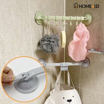 홈앤이지 코너바리 행거 2개 욕실 모서리 후크, 그레이2개