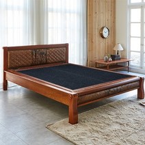 명품의료기 DS 203PU Q 게르마늄 퀸 돌침대, 브라운