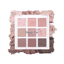 미국발송 에뛰드하우스 ETUDE Play Color Eyes | 부드럽고 순수한 컨투어 쉐이드가 있는 9가지 색상 아이섀도우 팔레트 (더스티 캣), Dusty Cat