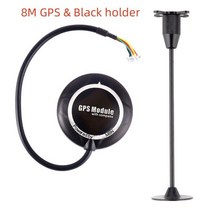 픽스호크 쿼드콥터 드론 M8N 8M 8N / 6M 고정밀 GPS 내장 나침반 APM 2.6 2.8 Pixhawk 2.4.6 2.4.8 용 스탠드 홀더 포함, [05] 8M GPS black holder