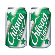 칠성사이다 업소용 탄산음료, 355ml, 6개
