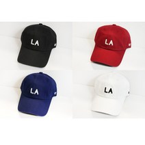 레어코드 LA자수 남녀공용 데일리코디 캐주얼 베이스볼캡 모자