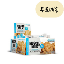 머슬밀크 프로틴바 12개입 2종 식사대용 단백질간식 쿠키앤크림, 12개, 1개
