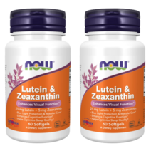 미국 나우푸드 Lutein & Zeaxanthin 루테인 지아잔틴 60 소프트젤 2SET, 1개, 기본