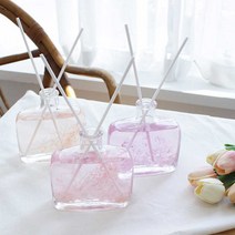 더허브샵 유멜 프리저브드 디퓨저 200ml 꽃 향 향취 하바리움 플라워 생화 국내산 식물성 자연 조향사 블랙체리 데이지 복숭아 분위기 인테리어 유리병 코르크마개 이중마감, 애플파인