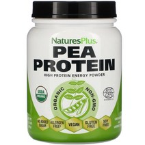 NaturesPlus Organic Pea Protein Powder 1.10 lbs (500 g)