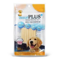 덴탈플러스 국산 덴탈 개껌, 요거트맛, 50g, 4개