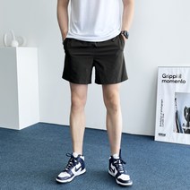 데일트 남자 나일론 여름 밴딩 스판 4부 반바지