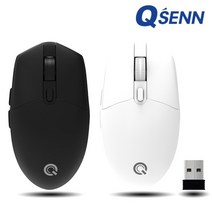 QSENN 무선 광마우스 M1000 블랙, QSENN M1000