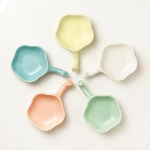 Wenxintang Qingbai 매화 잉크 플레이트 펜 홀더 백자 간단한 벼루 풀 서예 특별 연구 네 보물 세트 브러시 딥 도자기 접시 5 색 귀여운 바람 핥는 편지지, [5색 잉크 디스크 모음] 강력