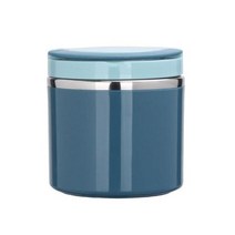 보온 보냉 주전자 630ml1000ml 점심 아침 식사 컵 스테인레스 스틸 수프 컵 볼륨 냄비 절연 식품 용기 도시락 도시락 상자, 블루 630ml