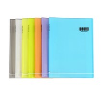 희망 A4 크리어파일 10P 10매 클리어 화일 바인더, 주황