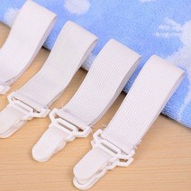 침대시트고정밴드 커버 이불 온수매트 전기장판 클립 4P 패드 토퍼스트랩