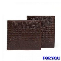 ForU688 블루마운트 소가죽 악어 반지갑 중지갑 베이직 지갑 카드지갑 지갑선물