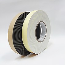 EVA 스폰지 단면 테이프 흰색 검정 1T 2T 3T 5T 폭 60mm 70mm 80mm 90mm 에바, 검정색, 폼두께 1T, 폭60mm