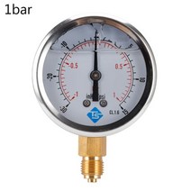글리세린으로 채워진 압력 진공 복합 게이지 68mm 다이얼 110 Bar 30 Btm, -1-1바