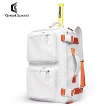 테니스가방 GreatSpeed 핑크 그린 스쿼시 라켓 숄더 백, 9 G