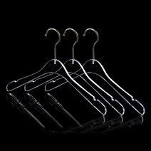 골드 아크릴투명 옷걸이(5개) / 바지걸이 (5개), 아크릴 투명옷걸이(5개입)